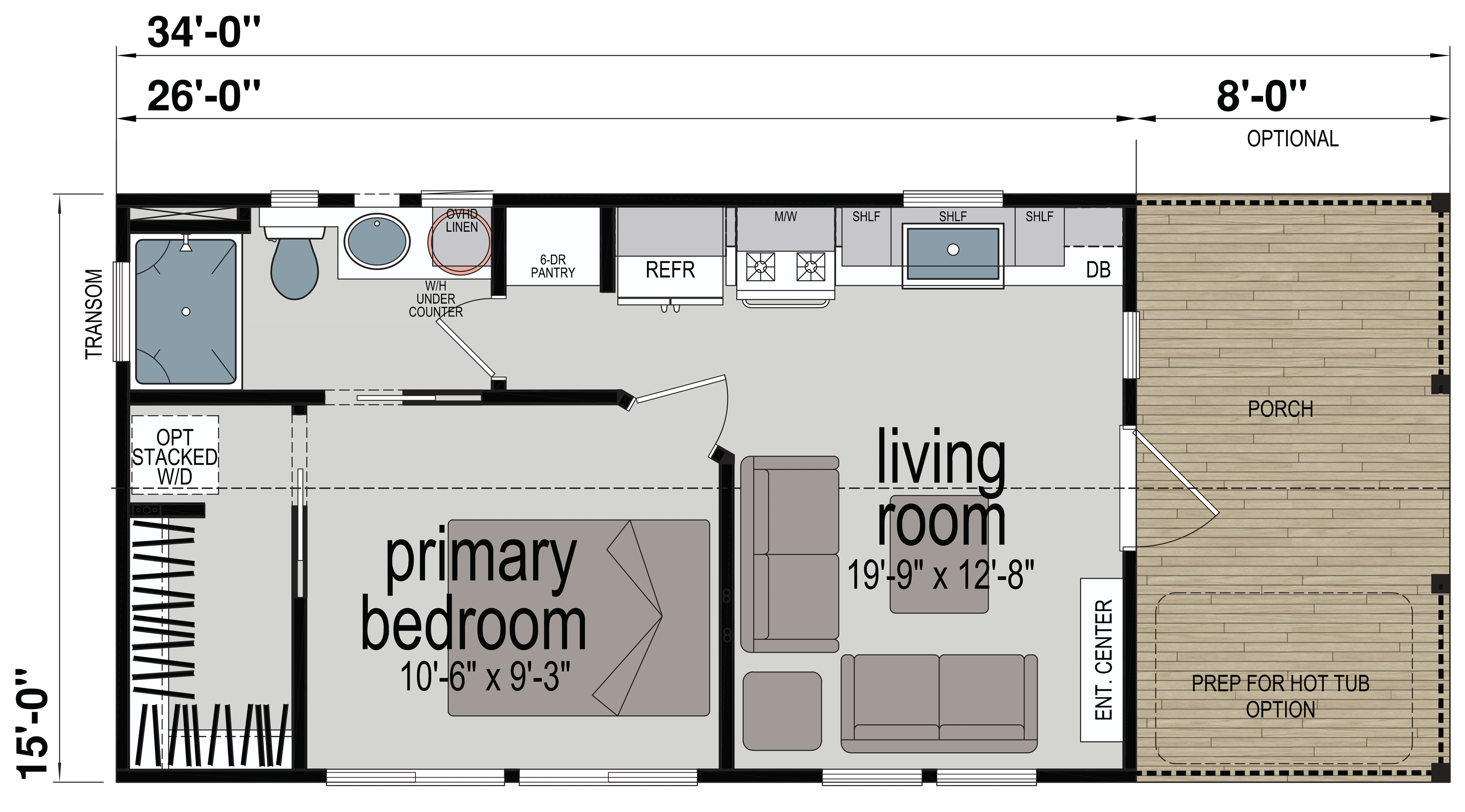 Floor plan for APS 522A
