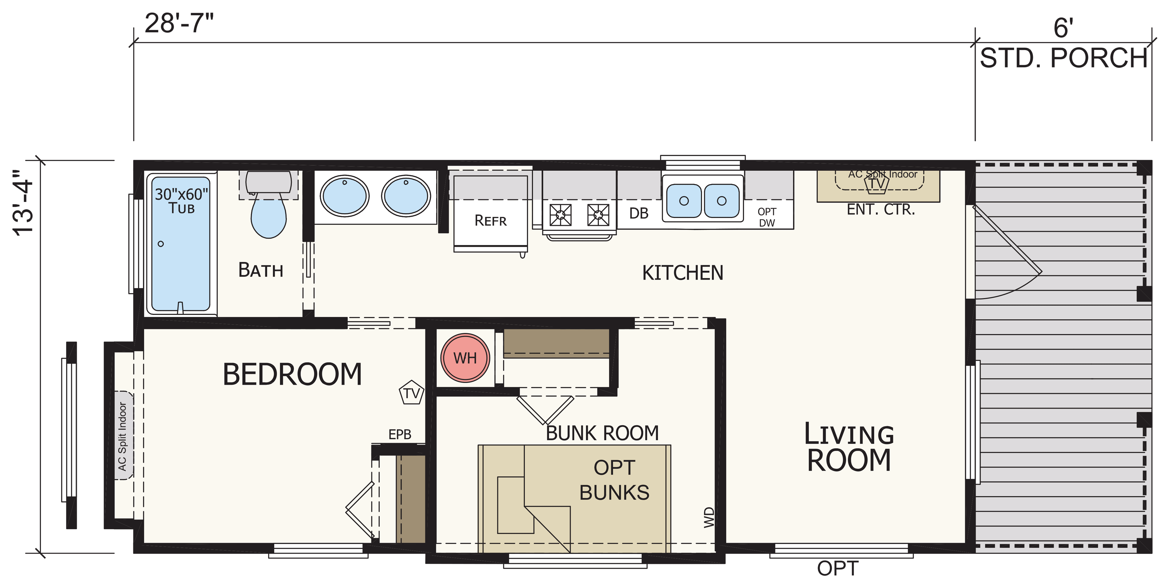 Floor plan for APS 544