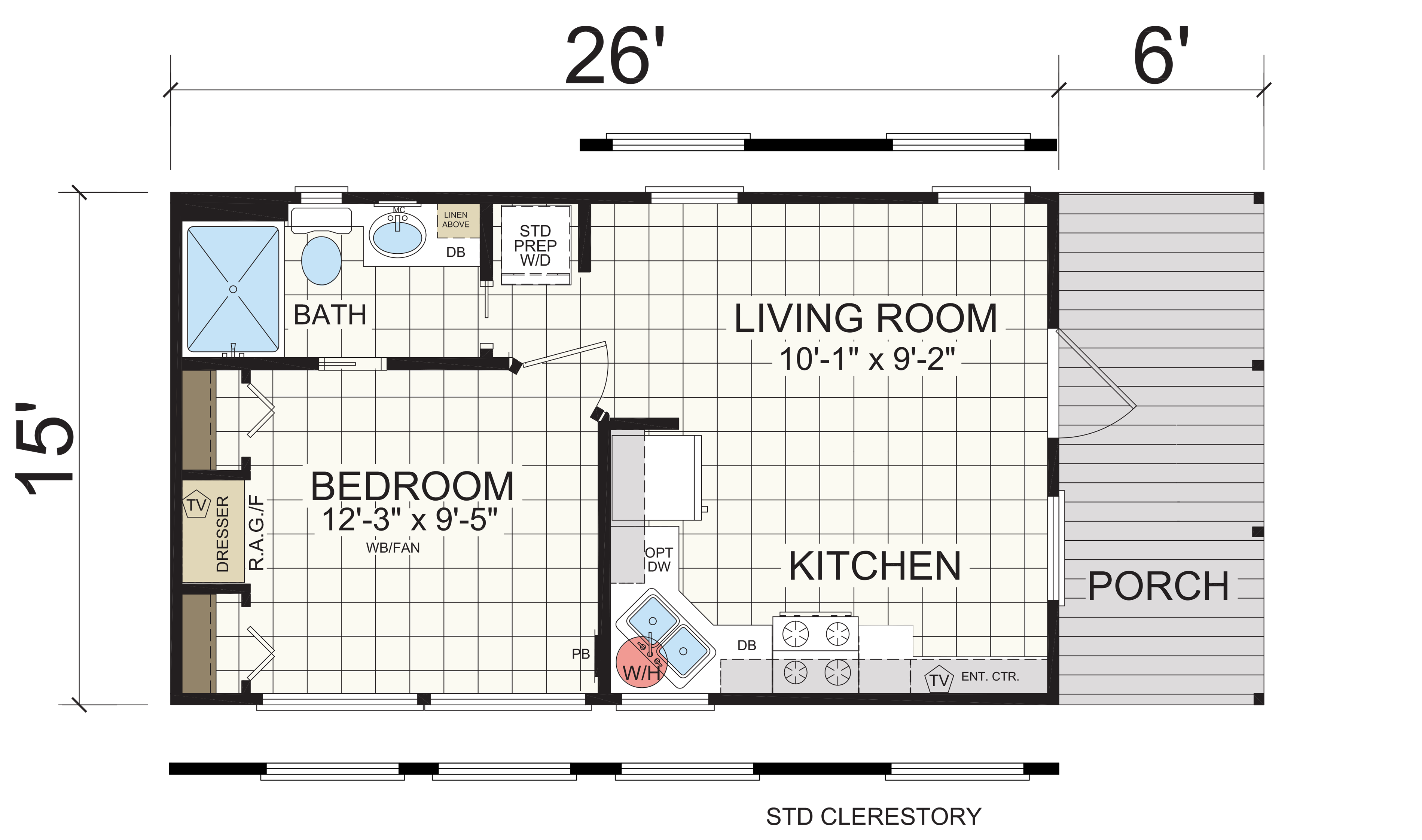 Floor plan for APS 601