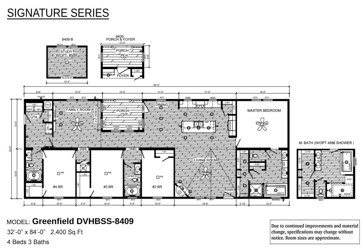 Floor plan for Greenfield