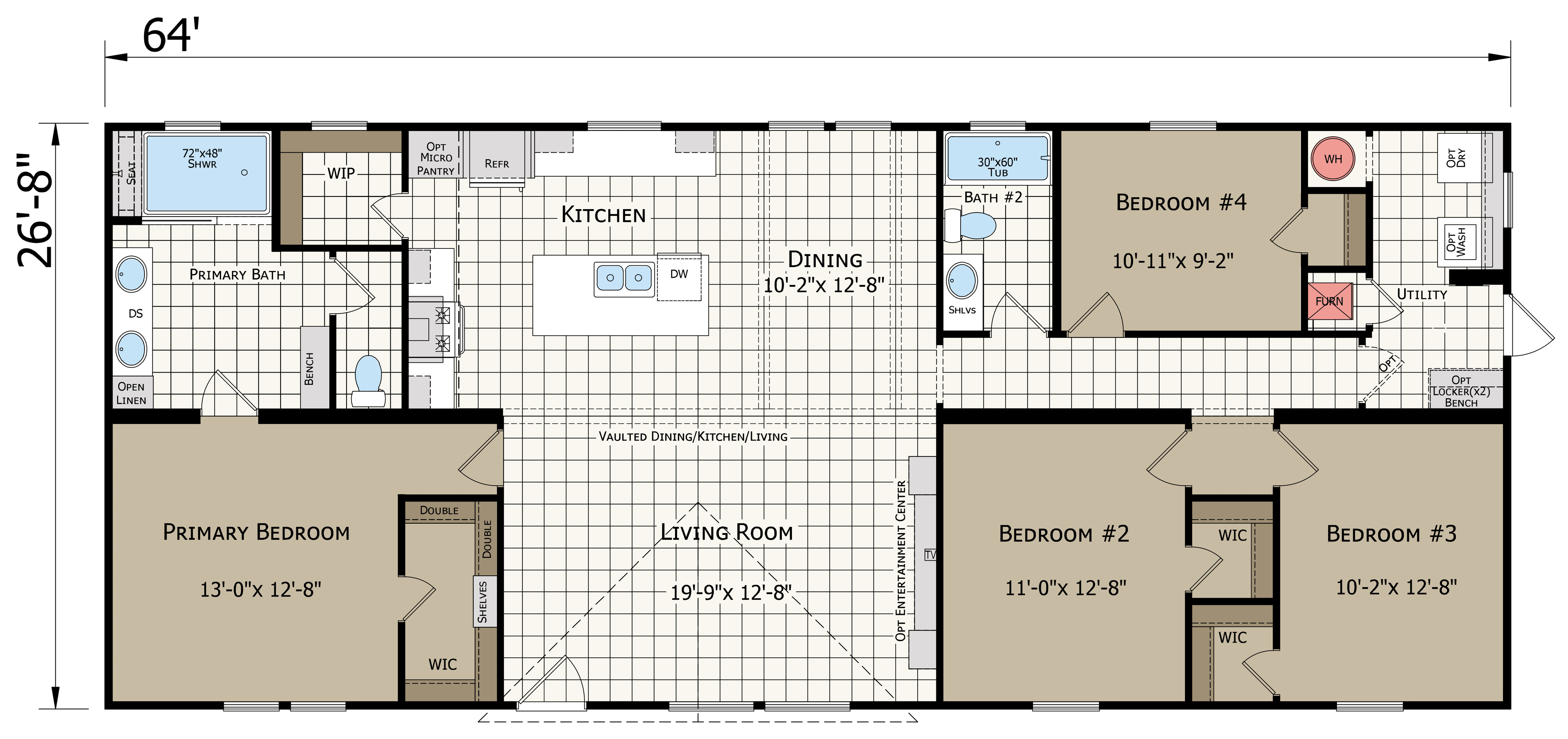 Floor plan for Innovation 2864H