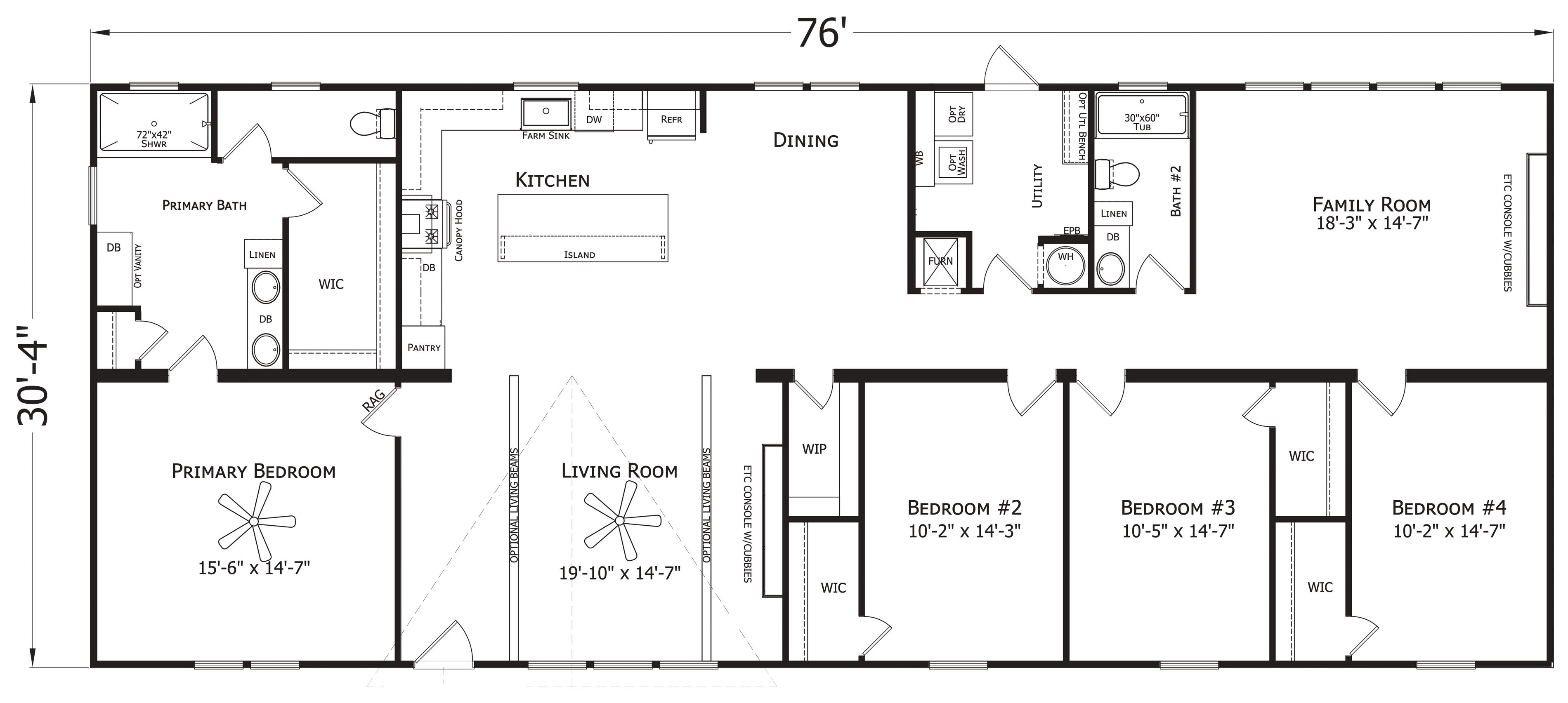Floor plan for Jasmine