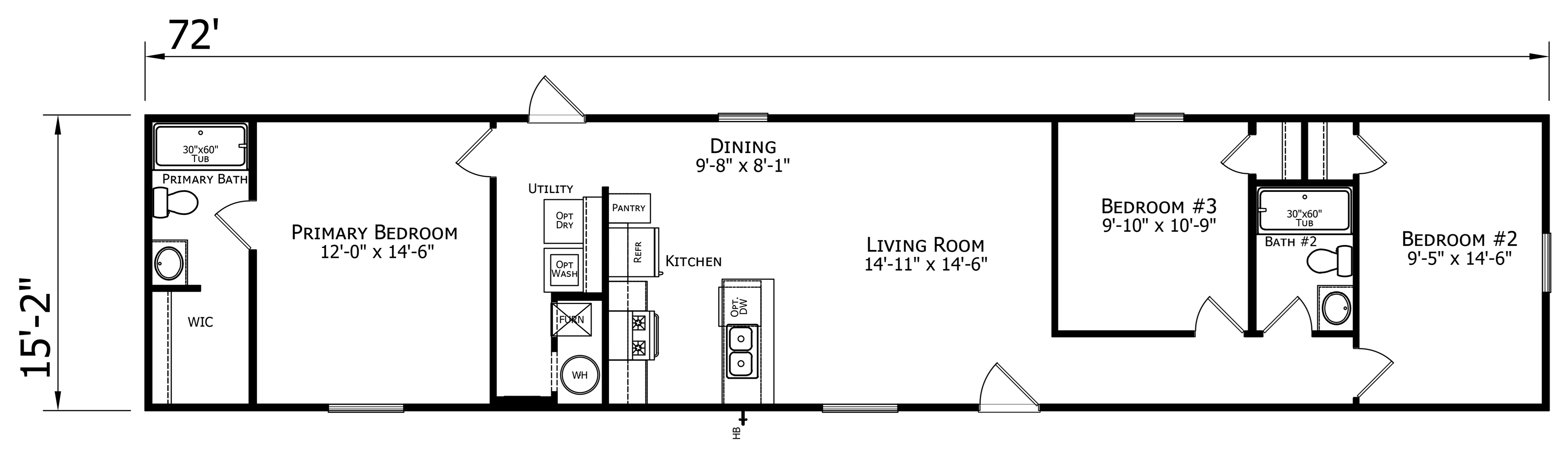 Floor plan for Prime Bardstown 135