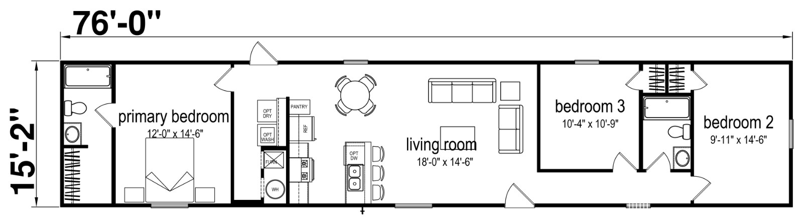 Floor plan for Prime Ridge 135