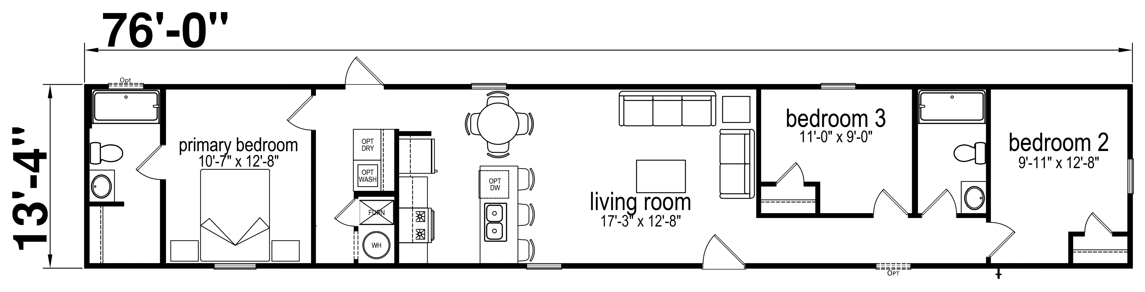 Floor plan for Prime Summit 135