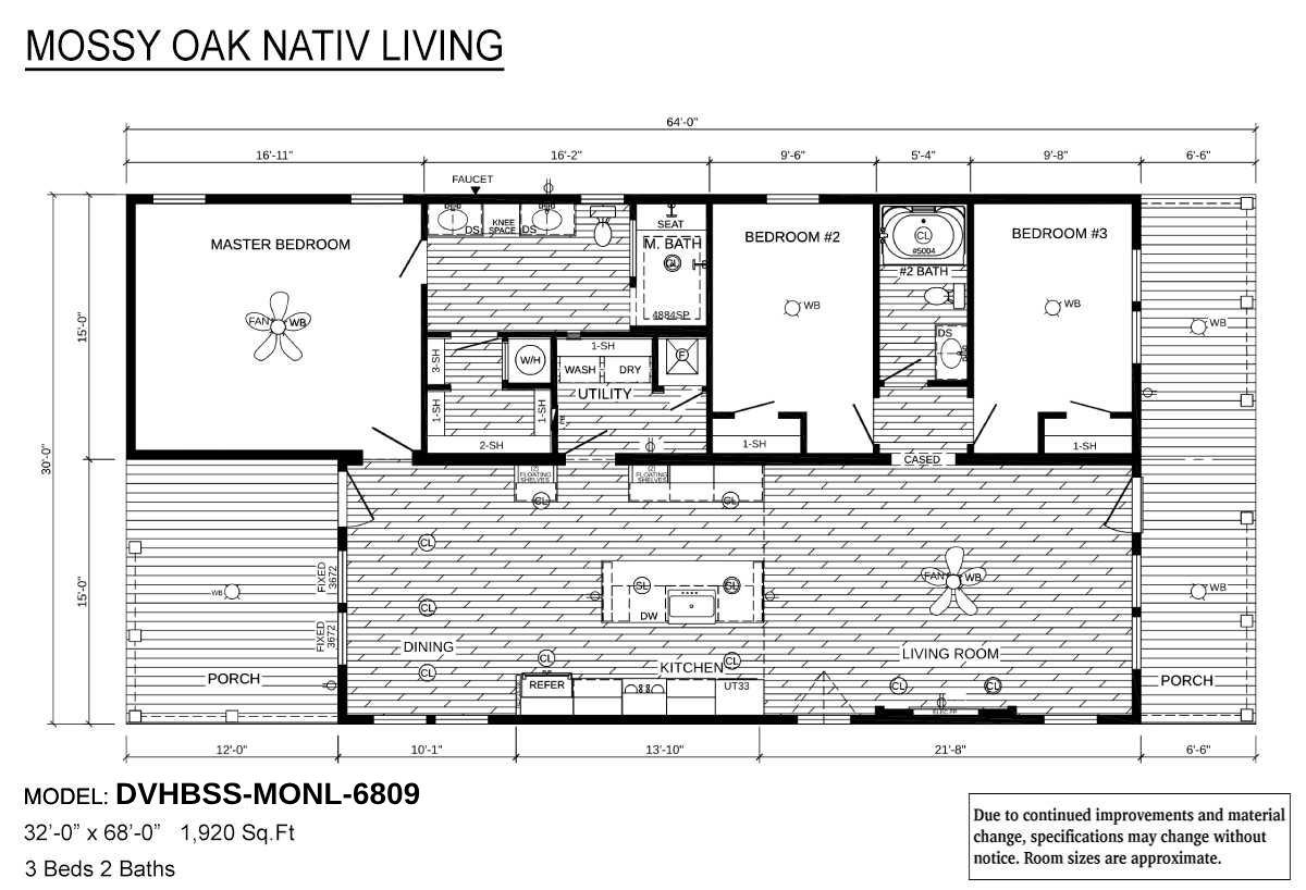 Floor plan for The Robin's Nest