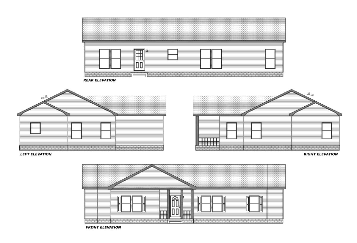 Floor plan for The Woodside 6603
