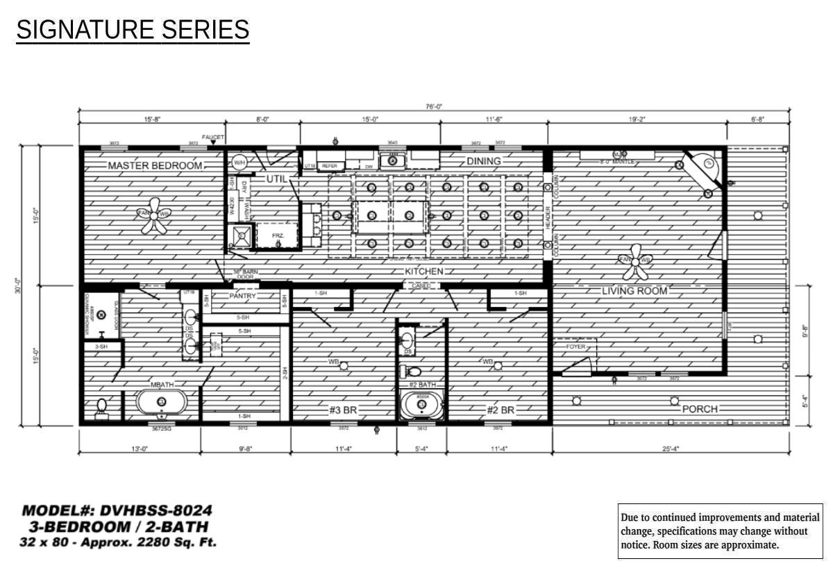 Floor plan for Torridon