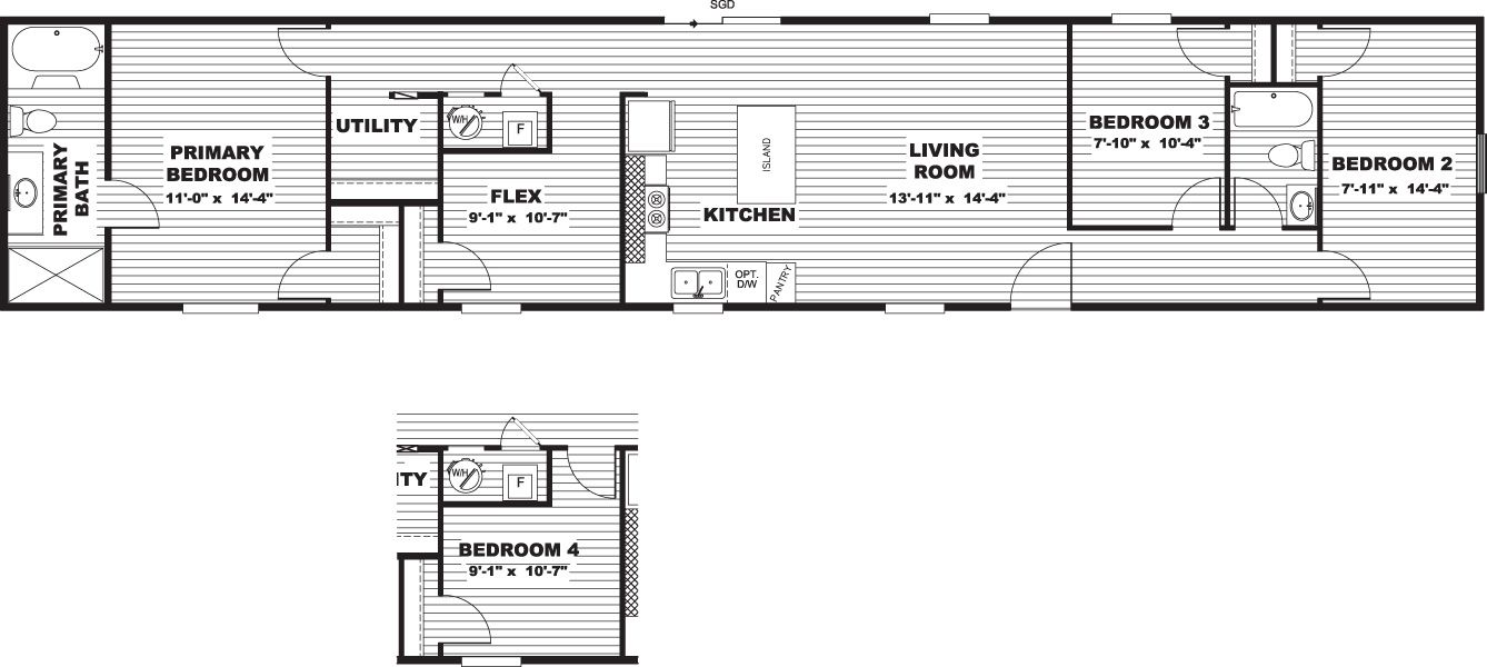 Floor plan for Aspen